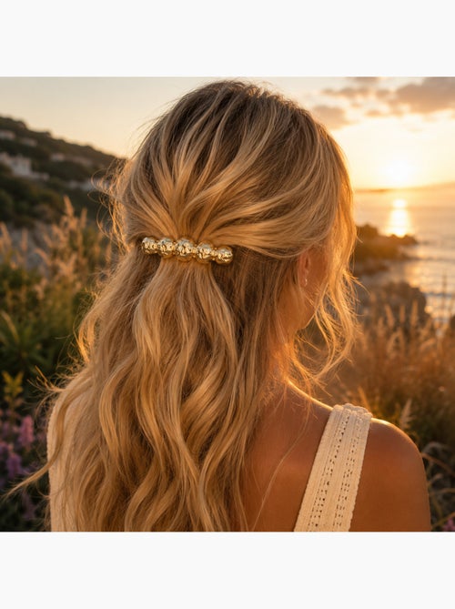 Kit com 2 ganchos de cabelo com motivo concha - Kiabi