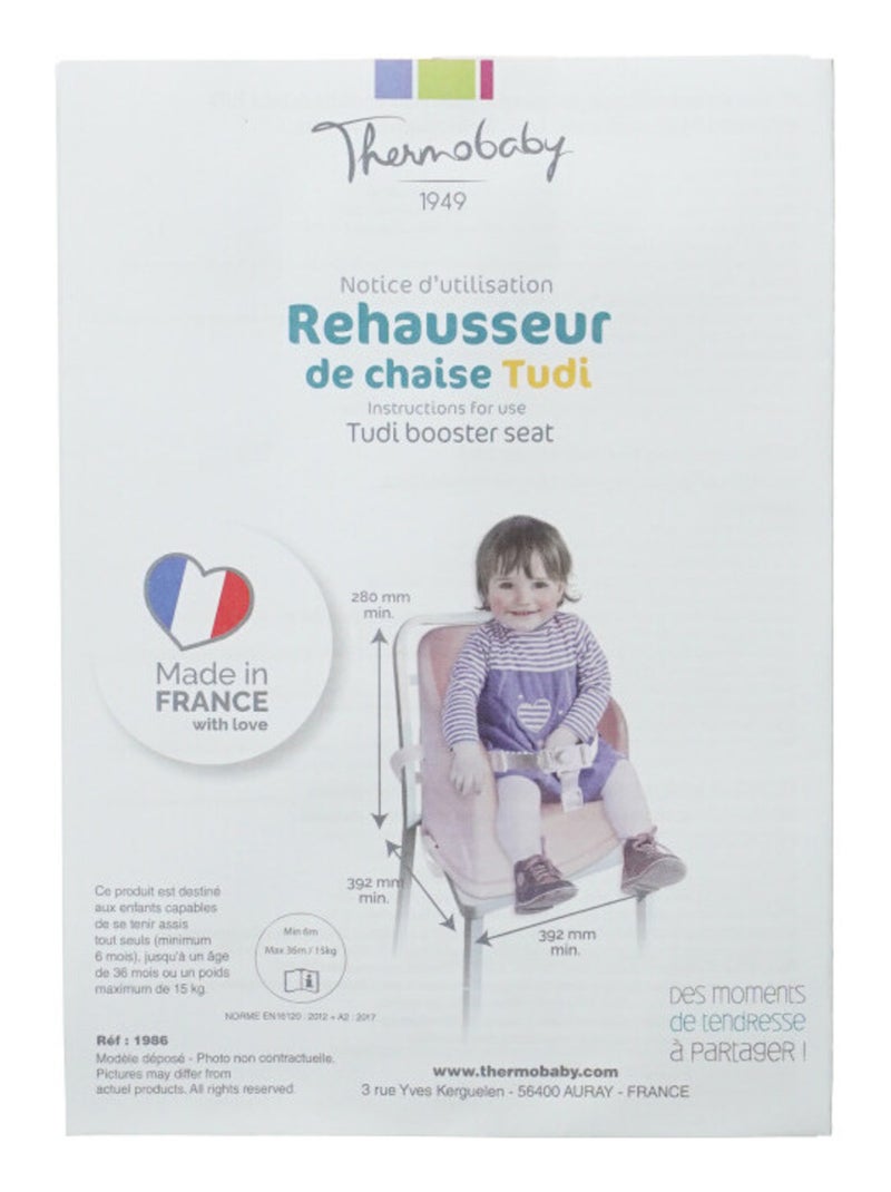 Kit correias tudi thermobaby em poliamida para cadeira elevatória branca Branco - Kiabi