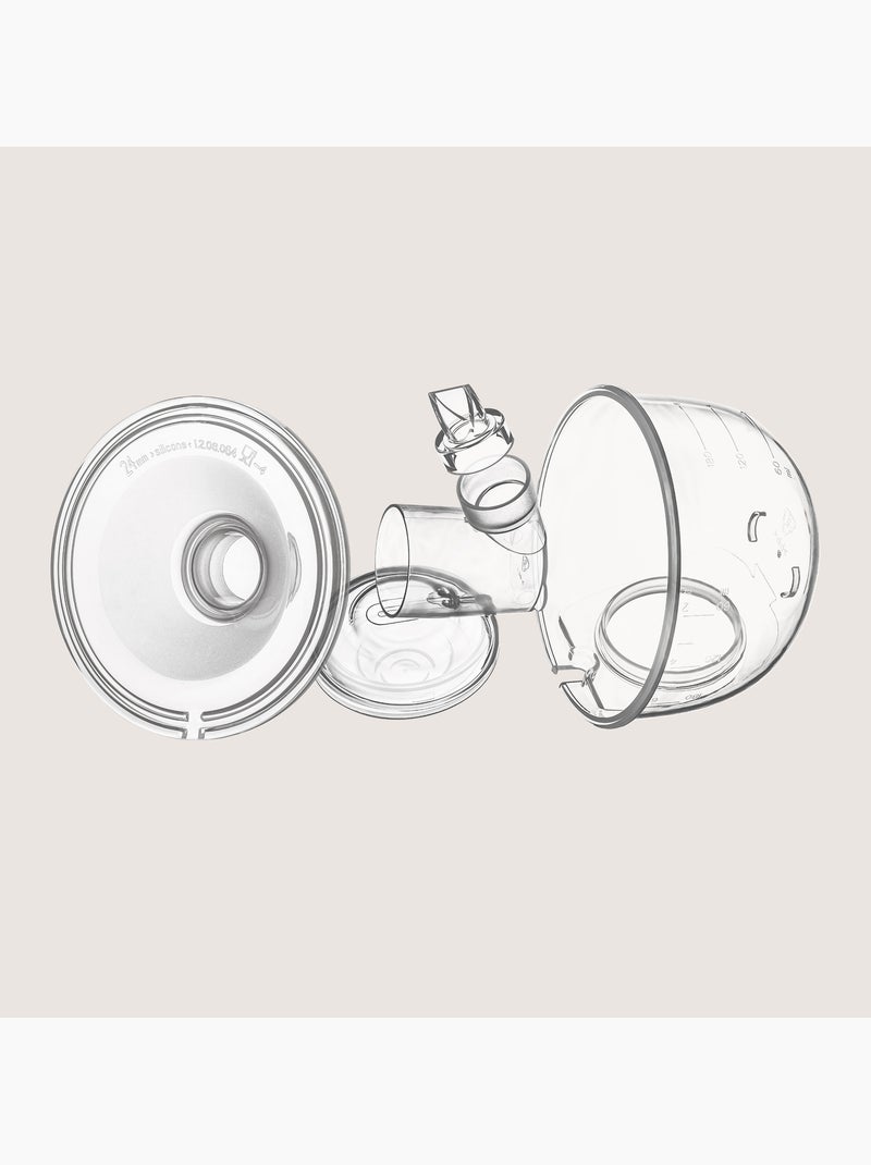 Kit de acessórios Fidi Free para bombas tira-leite Azul-céu/Cinza/Branco perolado/Transparente - Kiabi
