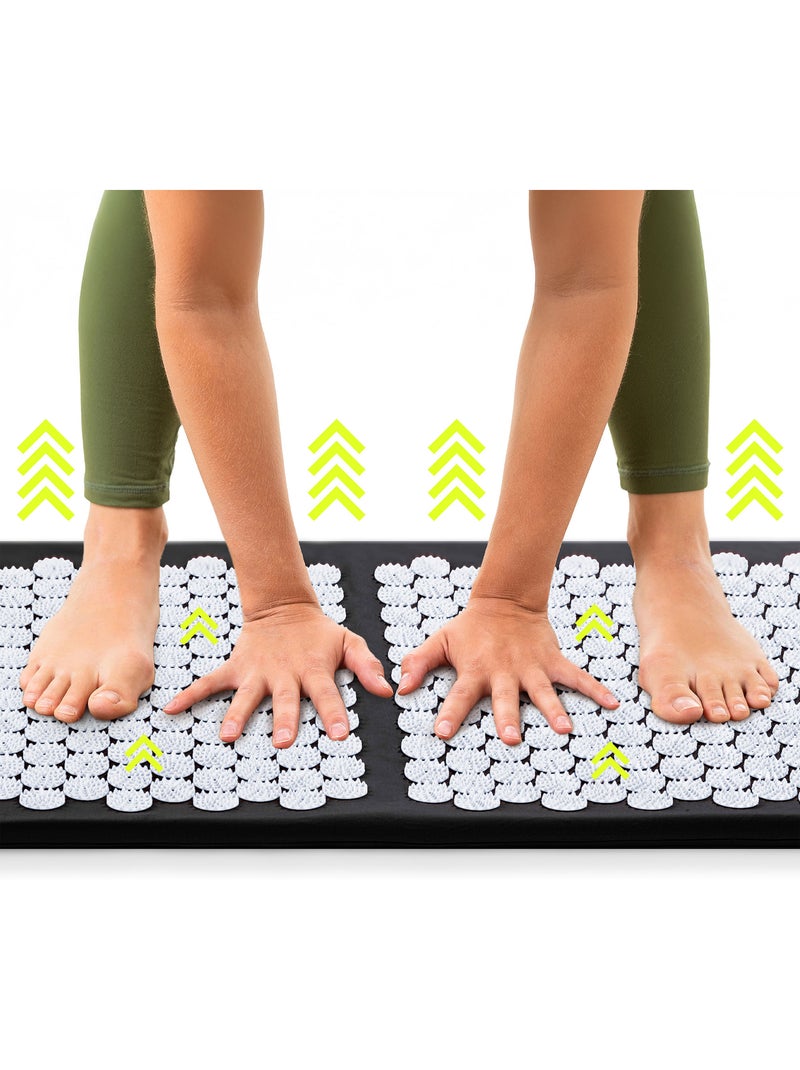 Kit de acupressão xl hypermotion para relaxamento e recuperação muscular Preto - Kiabi