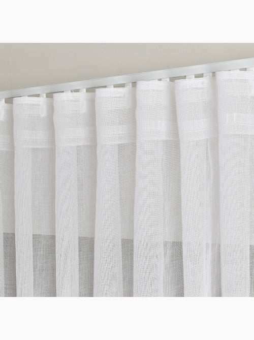 Kit de calha ajustável com cortina difusora com pregas onduladas - Kiabi