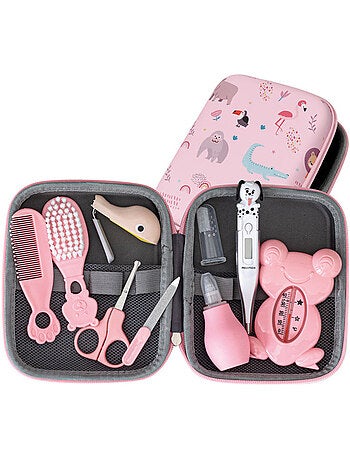 Kit de cuidados para bebé com 9 peças e acessórios de higiene