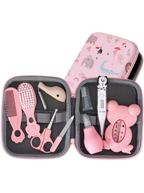 Kit de cuidados para bebé com 9 peças e acessórios de higiene - Kiabi Kit de cuidados para bebé com 9 peças e acessórios de higiene - Kiabi