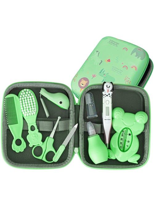 Kit de cuidados para bebé com 9 peças e acessórios de higiene - Kiabi Kit de cuidados para bebé com 9 peças e acessórios de higiene - Kiabi