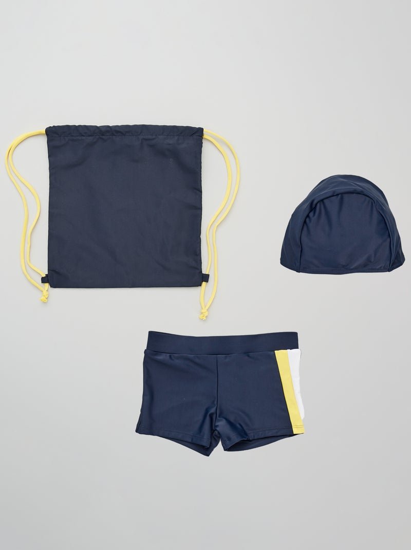 Kit de natação Azul Marinho - Kiabi