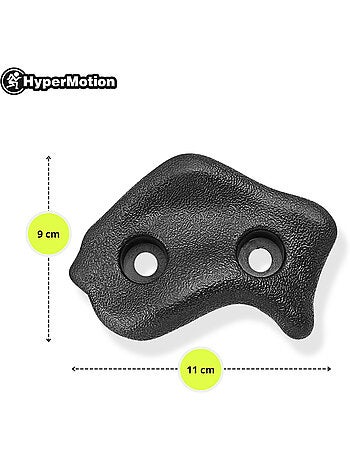 Kit hypermotion para escalada em árvores com 18 peças e pegas de escalada
