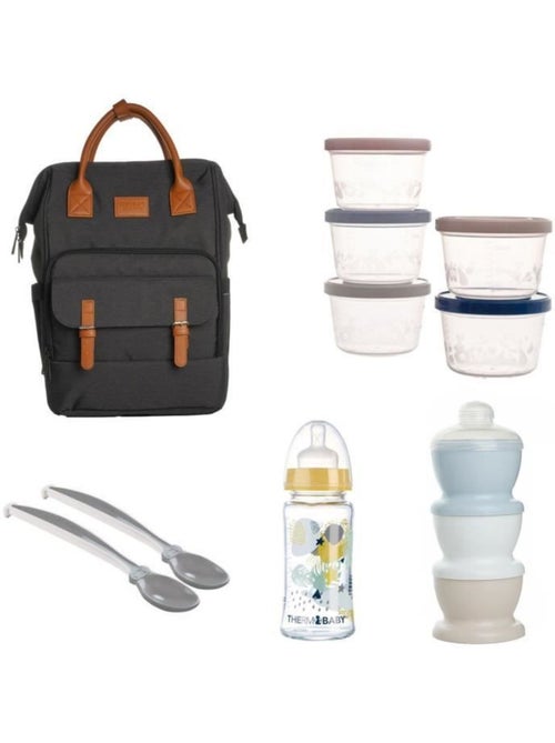 Kit passeio thermobaby pack balade com mochila e acessórios de refeição - Kiabi