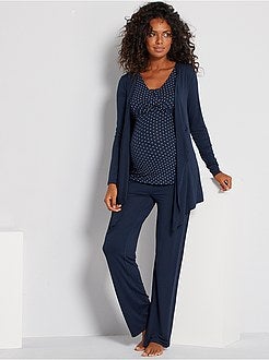 Kit pré-mamã: t-shirt + casaco + calças - Kiabi