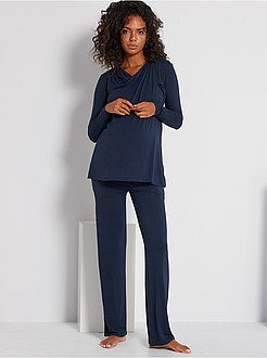 Kit pré-mamã: t-shirt + casaco + calças - Kiabi