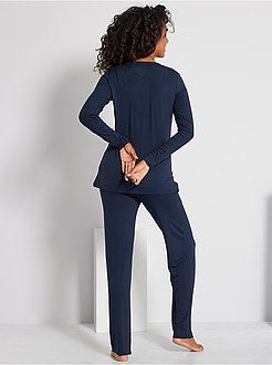 Kit pré-mamã: t-shirt + casaco + calças - Kiabi