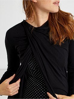 Kit pré-mamã: t-shirt + casaco + calças - Kiabi