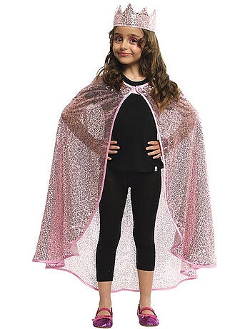 Kit Princesa Glitter: Capa e Coroa