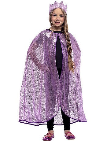 Kit Princesa Glitter: Capa e Coroa