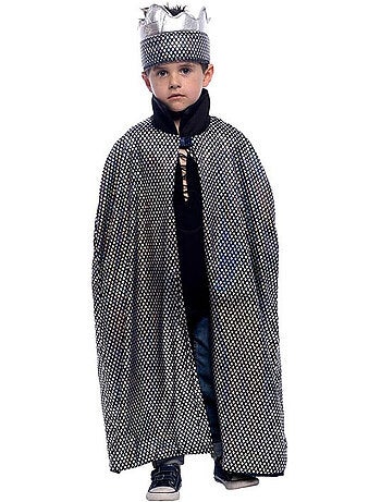 Kit Rei Medieval: Capa e Coroa Reversíveis