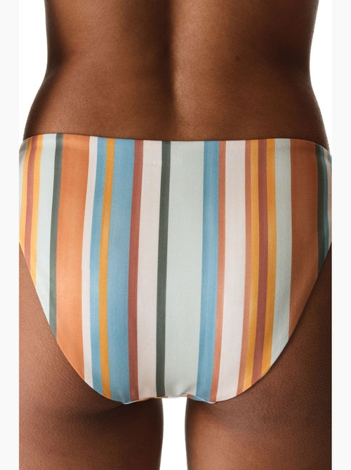 Kourtney minimal biquíni tanga de cintura média às riscas penti - Kiabi Kourtney minimal biquíni tanga de cintura média às riscas penti - Kiabi