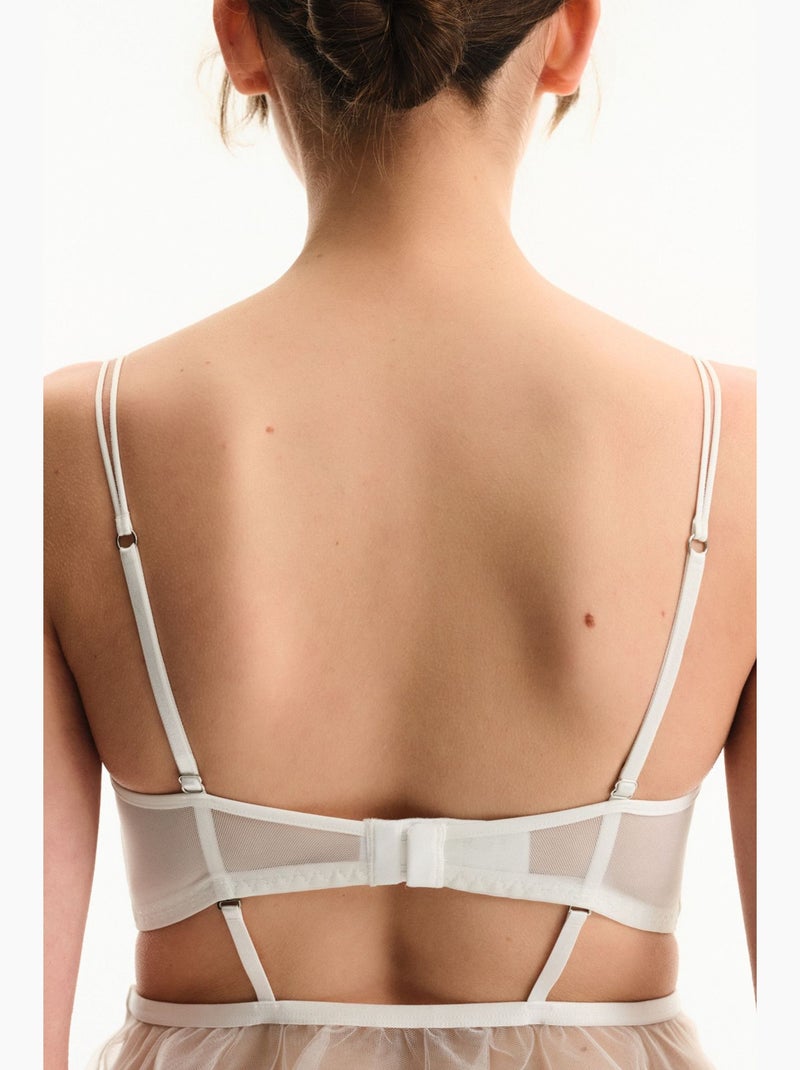 Kırık babydoll com saia removível penti Branco sujo - Kiabi