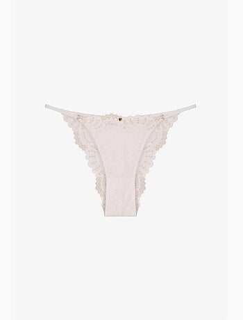 Kırık lacy slip cueca penti