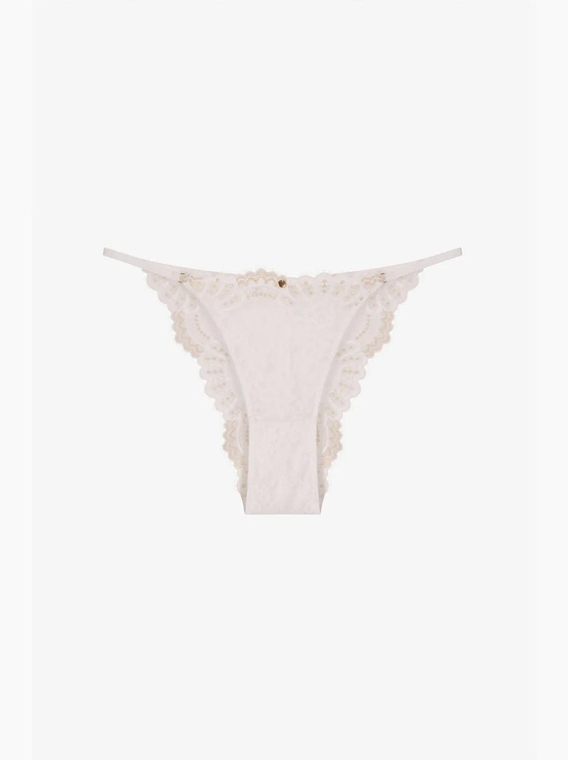 Kırık lacy slip cueca penti Branco sujo - Kiabi
