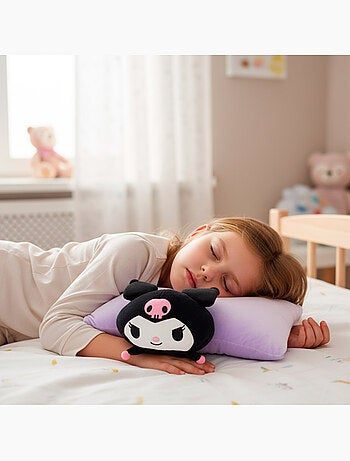 Kuromi almofada cushion 2 em 1 almofada de pelúcia macia e aveludada