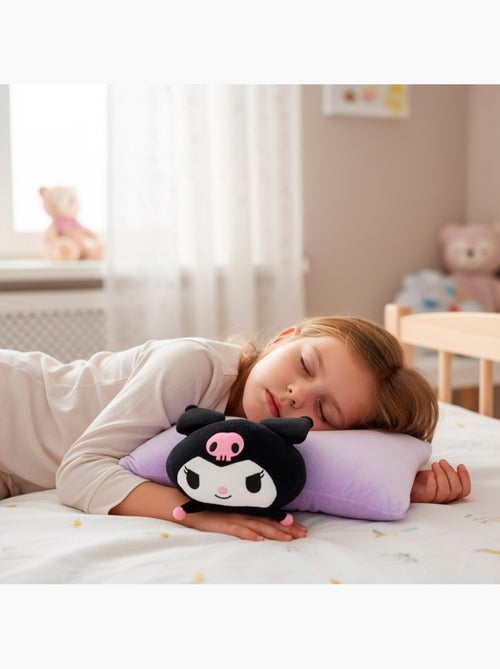 Kuromi almofada cushion 2 em 1 almofada de pelúcia macia e aveludada - Kiabi Kuromi almofada cushion 2 em 1 almofada de pelúcia macia e aveludada - Kiabi