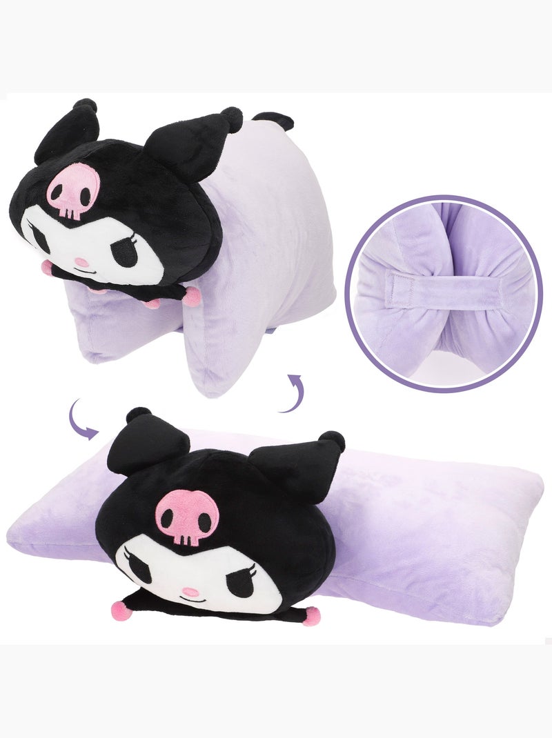 Kuromi almofada cushion 2 em 1 almofada de pelúcia macia e aveludada Malva lilás - Kiabi