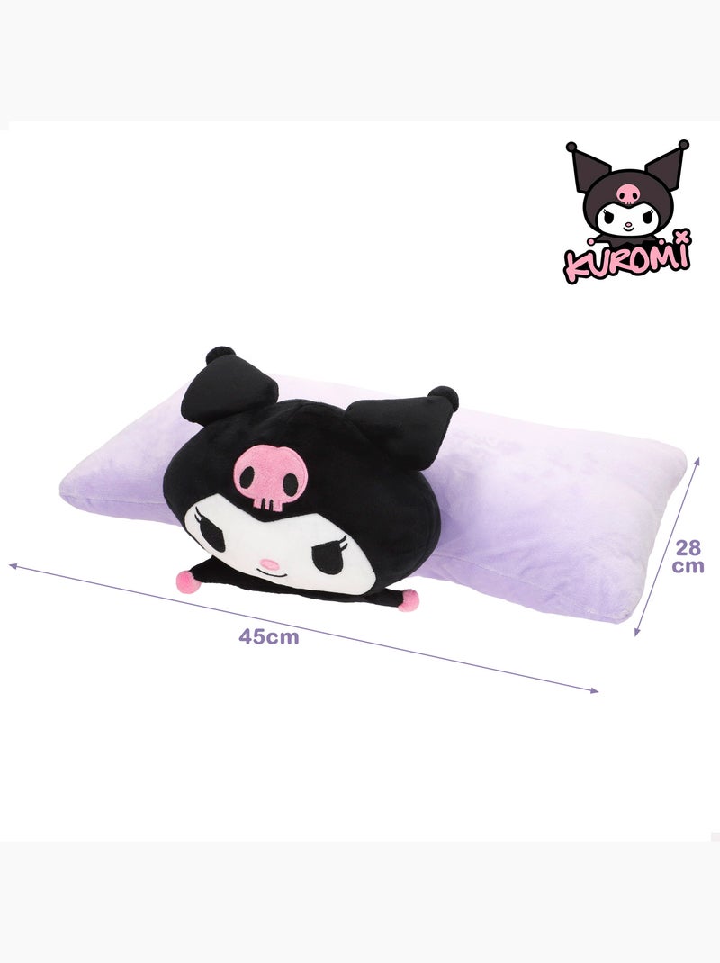 Kuromi almofada cushion 2 em 1 almofada de pelúcia macia e aveludada Malva lilás - Kiabi