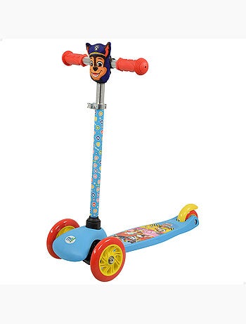 La patrulla canina trotinete de 3 rodas para crianças com bolso frontal chase
