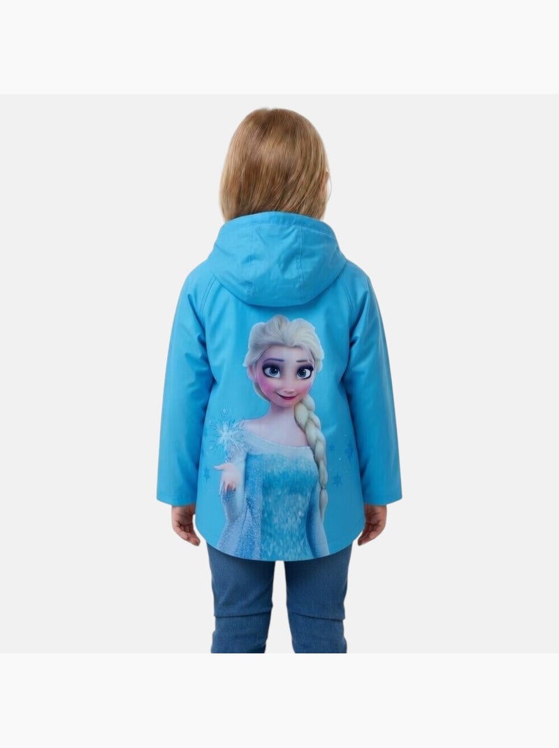La Reine des Neiges - Impermeável infantil Frozen Elsa Azul - Kiabi