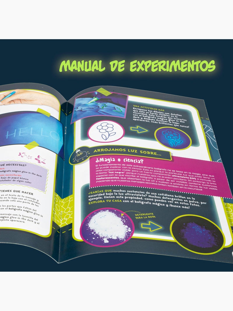 Laboratório de ciências fosforescentes lisciani i'm a genius para crianças N/D - Kiabi