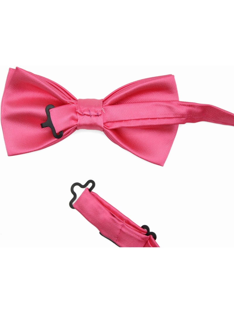Laço de borboleta liso - Yves Enzo Magenta - Kiabi