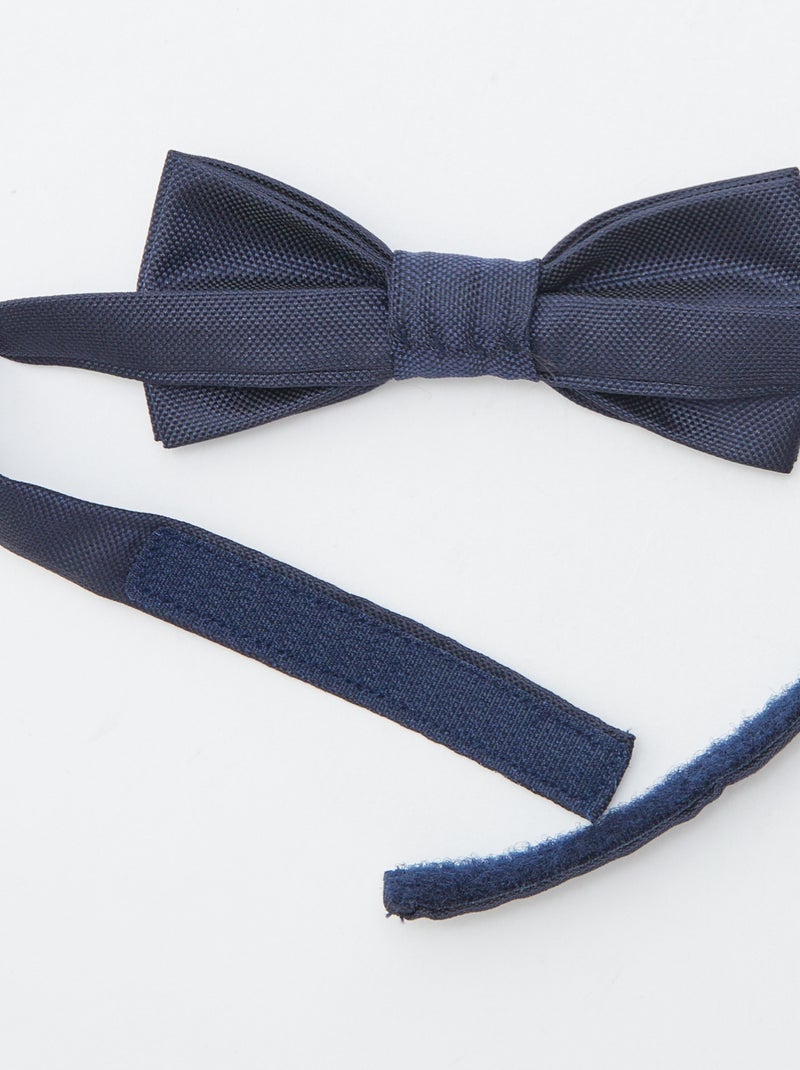 Laço liso com velcro Azul - Kiabi