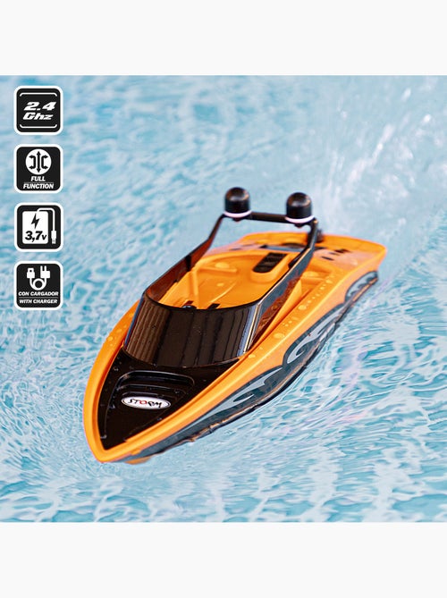 Lancha com controle remoto 31 cm racing boat - Kiabi