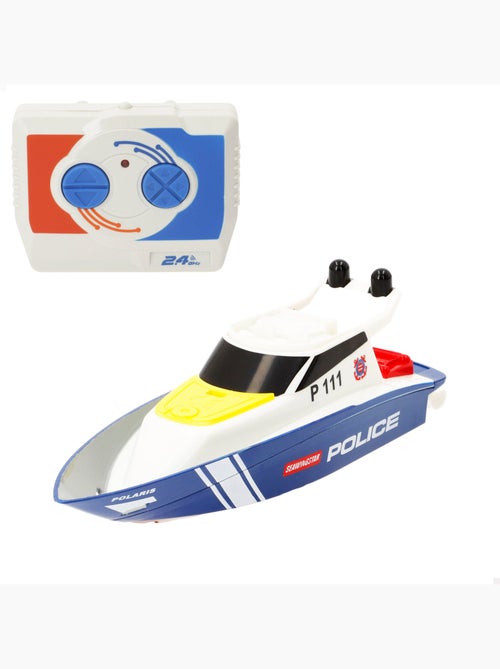 Lancha de patrulha com controle remoto (+4 anos) speed&go - Kiabi