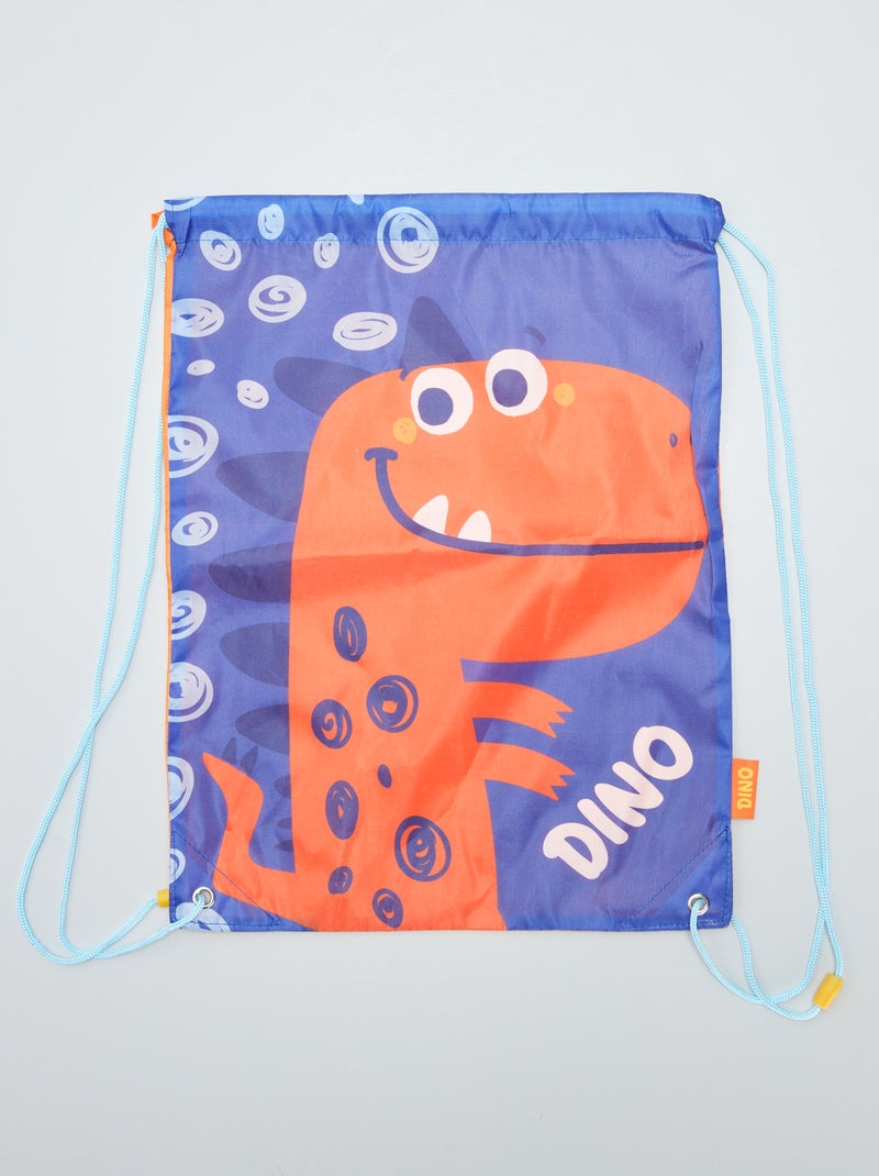 Lancheira com estampado Azul - Kiabi