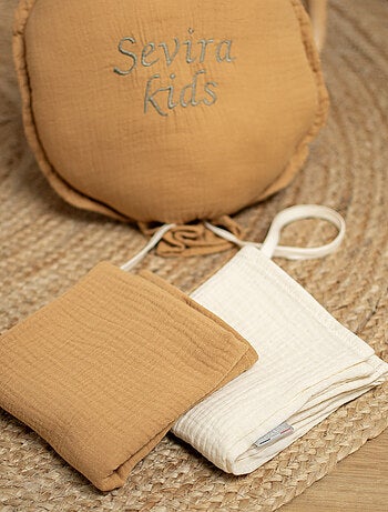 Lange de bebê em gaze de algodão | sevira kids