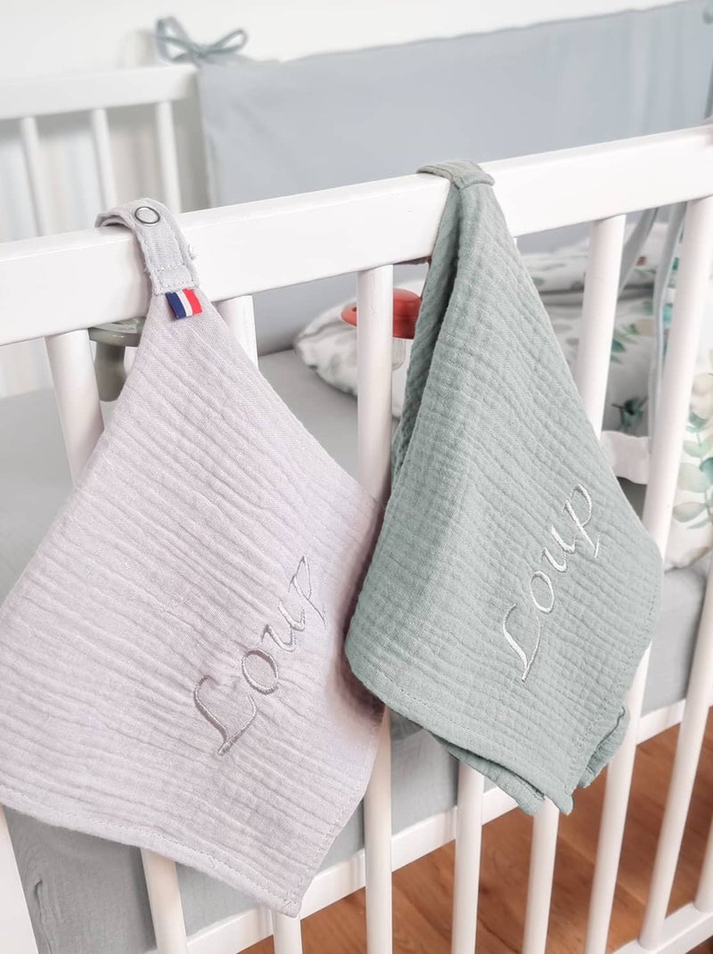 Lange de bebê em gaze de algodão | sevira kids Cinza - Kiabi