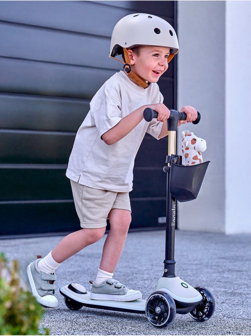 Language Patinete infantil LIONELO Mey com capacete – 3 rodas com luzes – altura ajustável - Kiabi