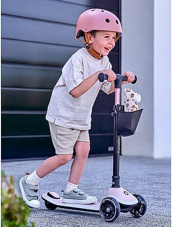 Language Patinete infantil LIONELO Mey com capacete – 3 rodas com luzes – altura ajustável
