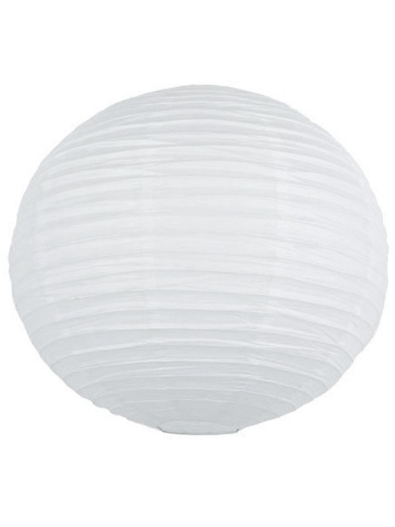 Lanterna chinesa de papel 15 cm Branco - Kiabi