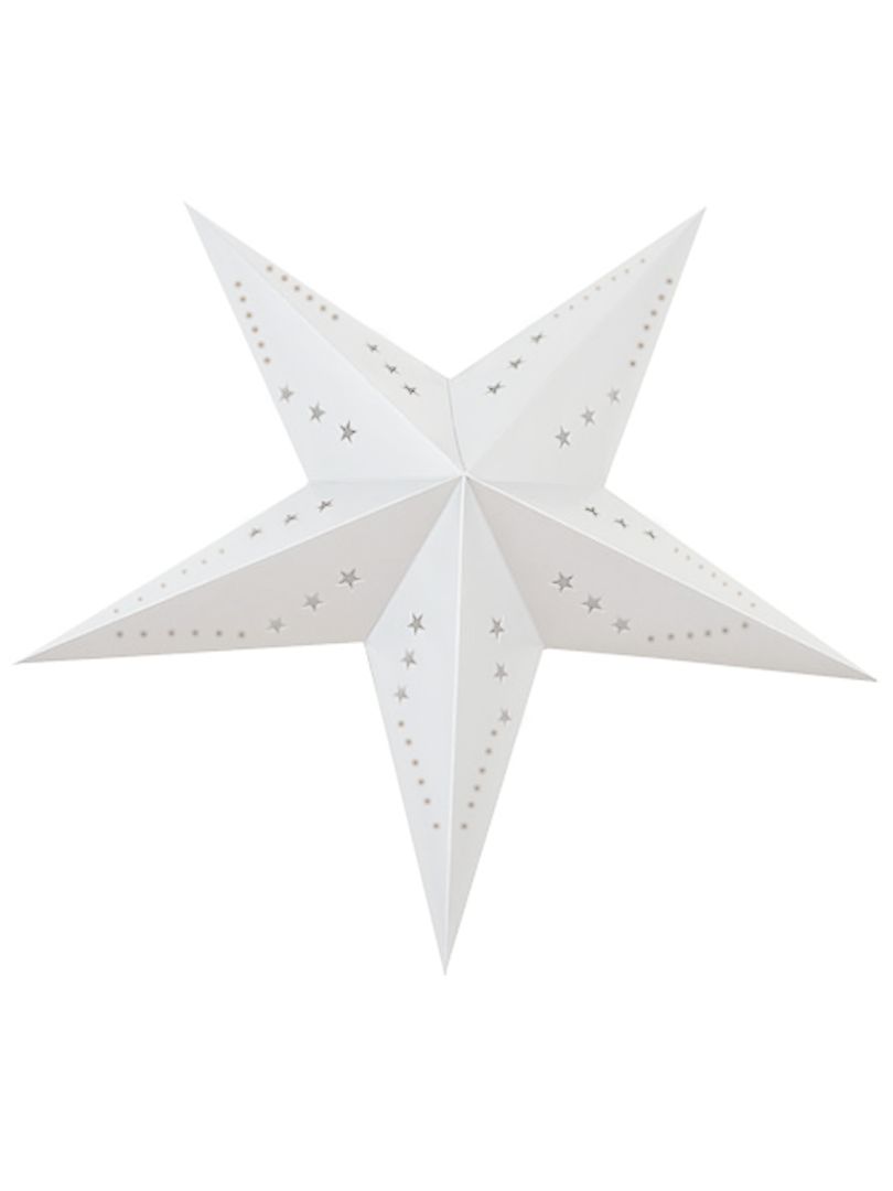 Lanterna estrela 60cm Branco - Kiabi