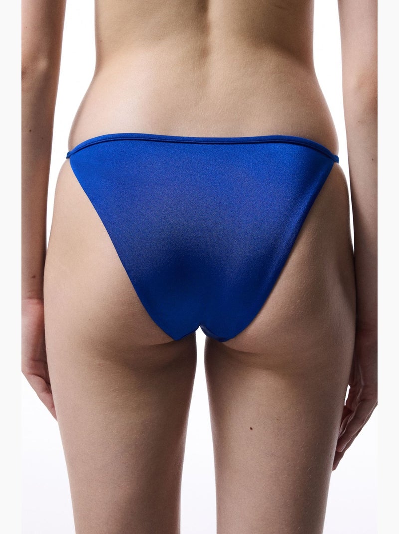 Lapis parte de baixo de biquíni de corte minimal penti Azul-cobalto - Kiabi