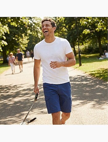 Lee Cooper - Bermuda chino cargo homem