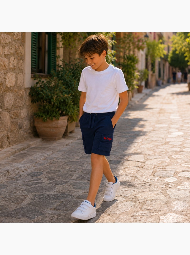 Lee Cooper - Bermuda infantil para menino Azul-marinho - Kiabi