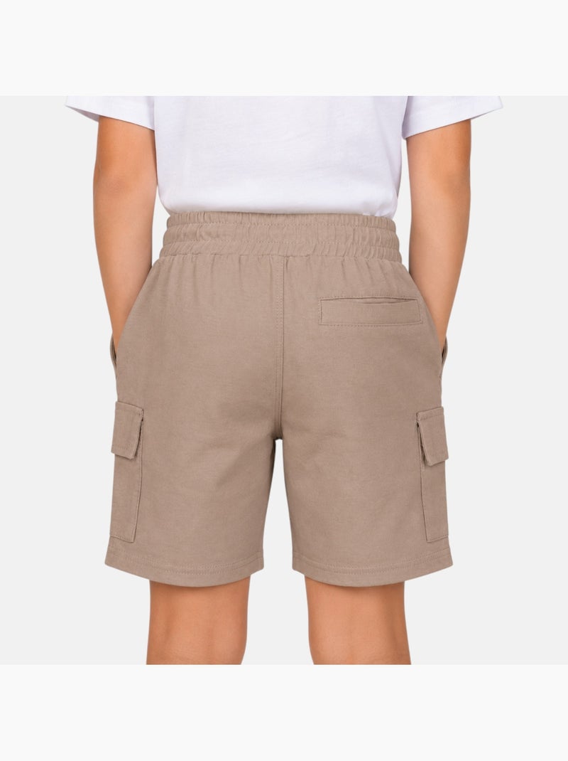Lee Cooper - Bermuda infantil para menino Bege - Kiabi