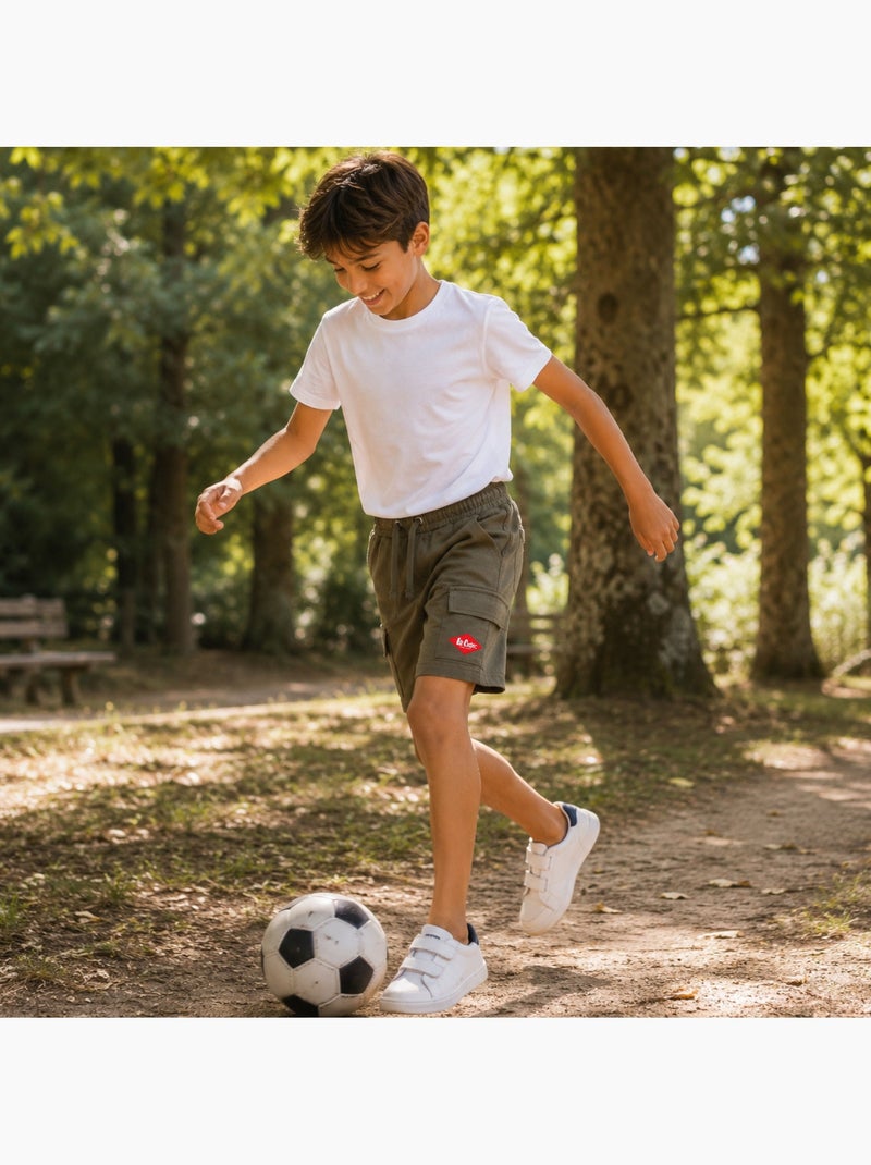 Lee Cooper - Bermuda infantil para menino Cáqui - Kiabi