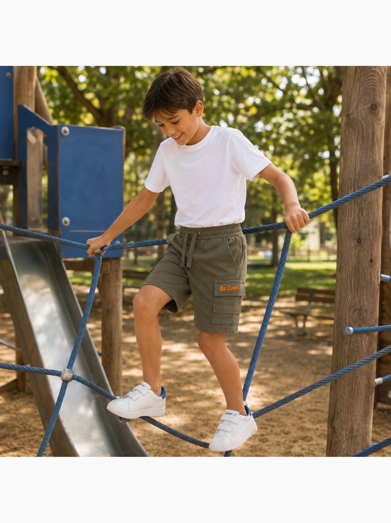 Lee Cooper - Bermuda infantil para menino Cáqui - Kiabi
