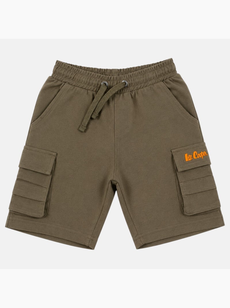 Lee Cooper - Bermuda infantil para menino Cáqui - Kiabi