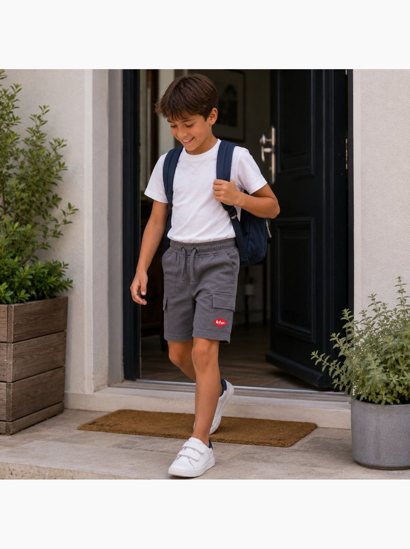 Lee Cooper - Bermuda infantil para menino Cinza - Kiabi