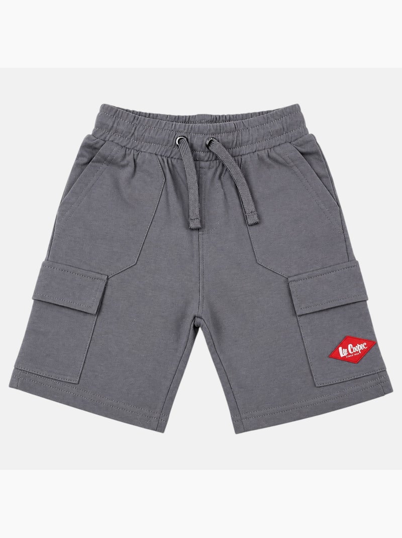 Lee Cooper - Bermuda infantil para menino Cinza - Kiabi