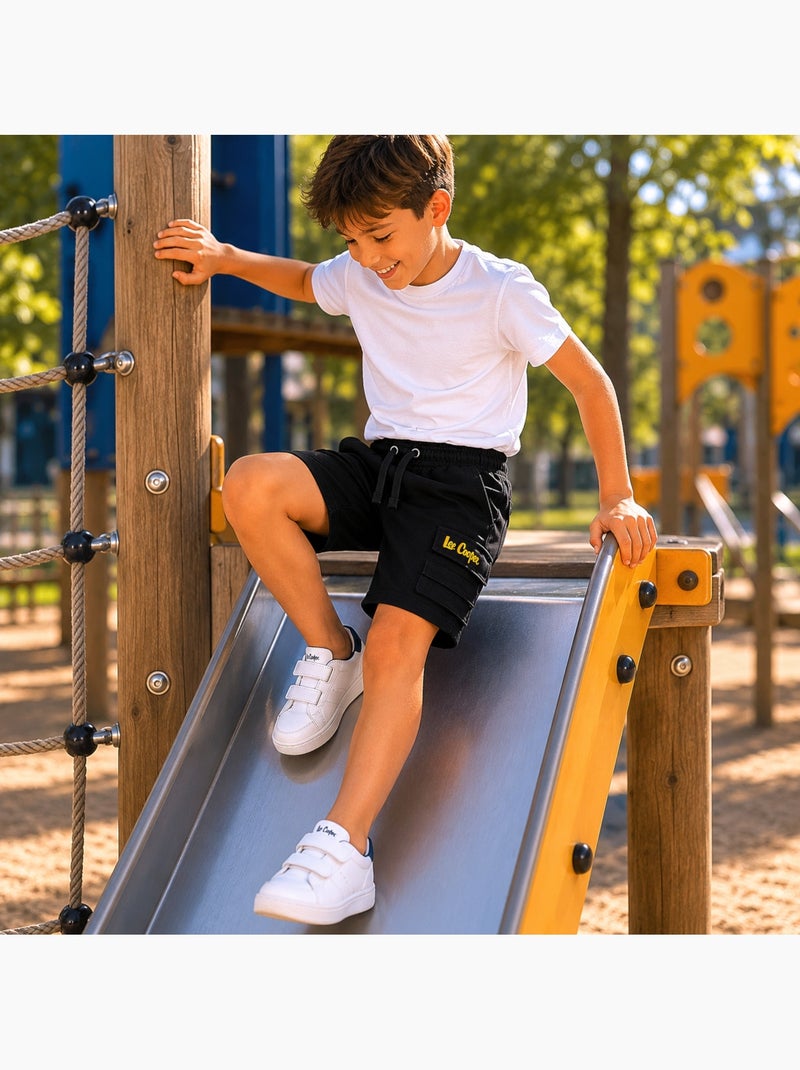 Lee Cooper - Bermuda infantil para menino Preto - Kiabi